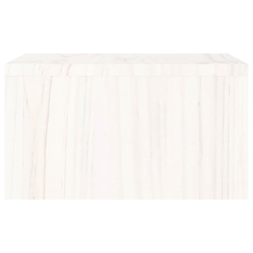 skærmholder 50x27x15 cm massivt fyrretræ hvid