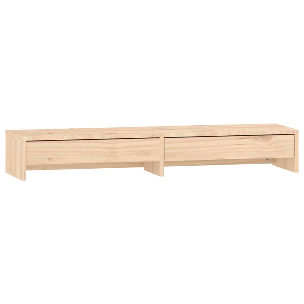 skærmholder 100x27x15 cm massivt fyrretræ