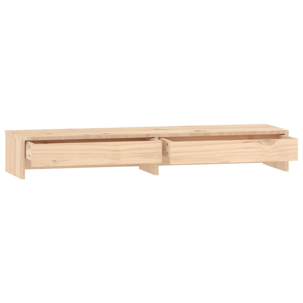 skærmholder 100x27x15 cm massivt fyrretræ