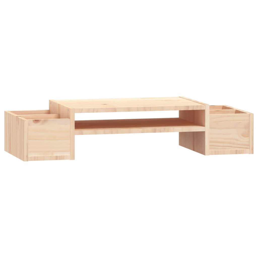 skærmholder 70x27,5x15 cm massivt fyrretræ