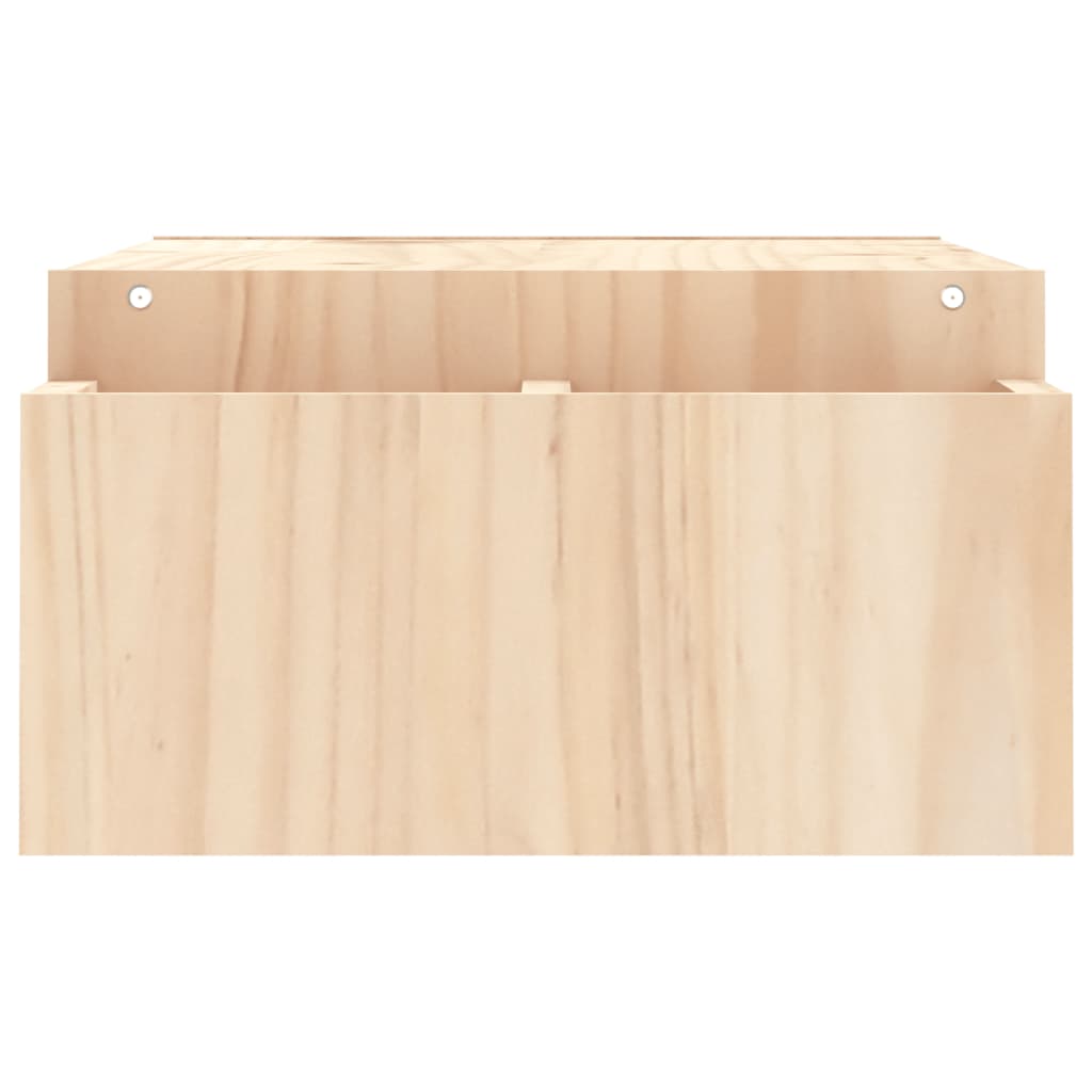 skærmholder 100x27,5x15 cm massivt fyrretræ