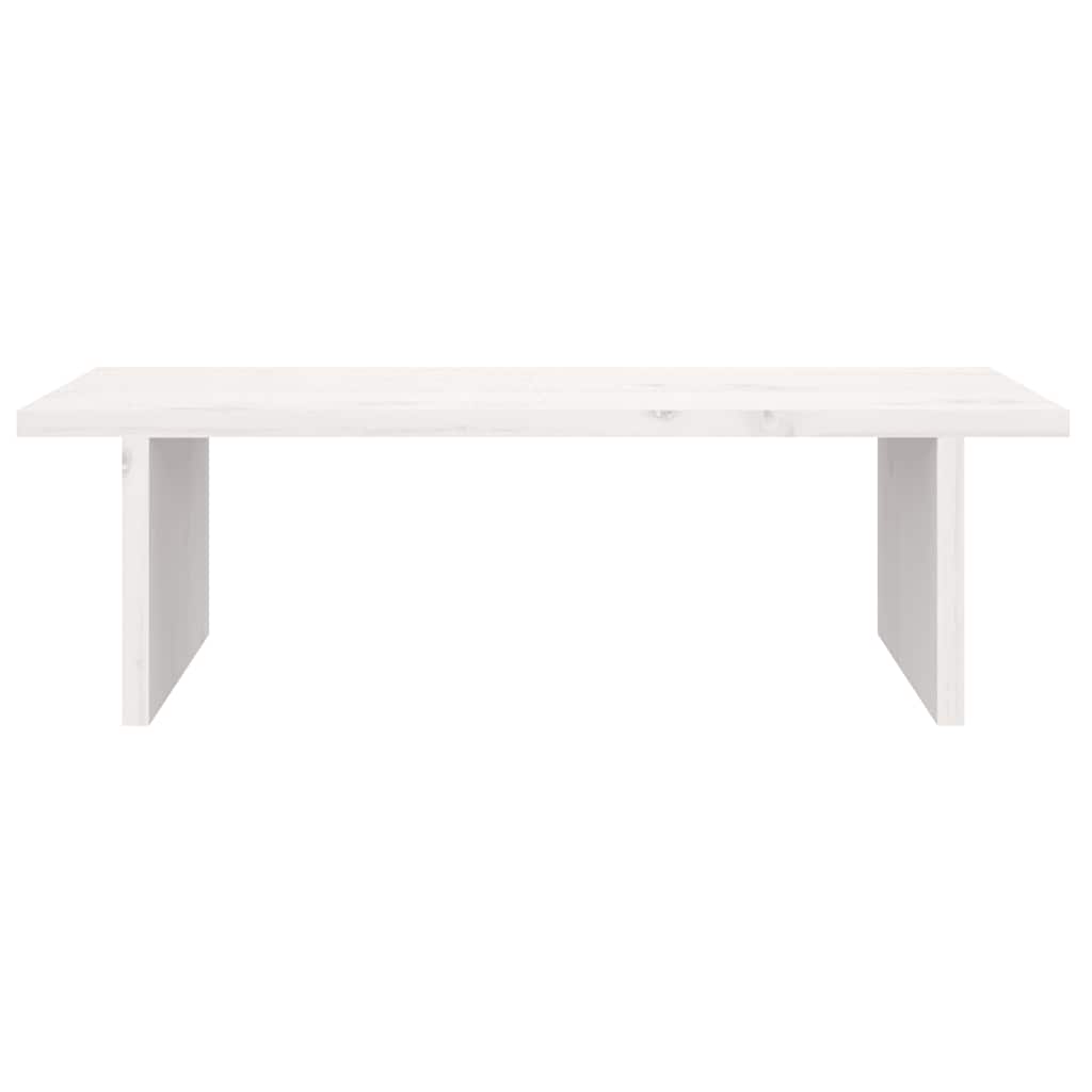 skærmholder 50x27x15 cm massivt fyrretræ hvid