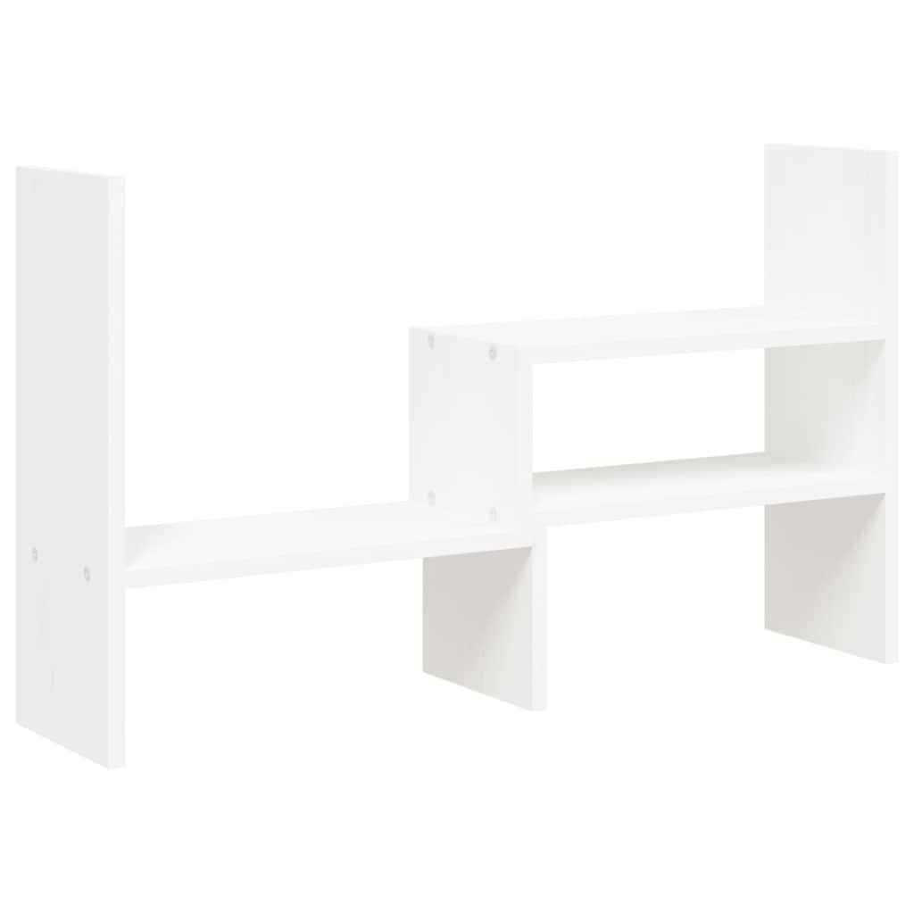 skærmholder (39-72)x17x43 cm massivt fyrretræ hvid