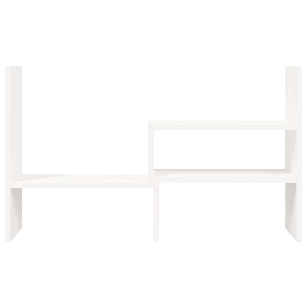 skærmholder (39-72)x17x43 cm massivt fyrretræ hvid