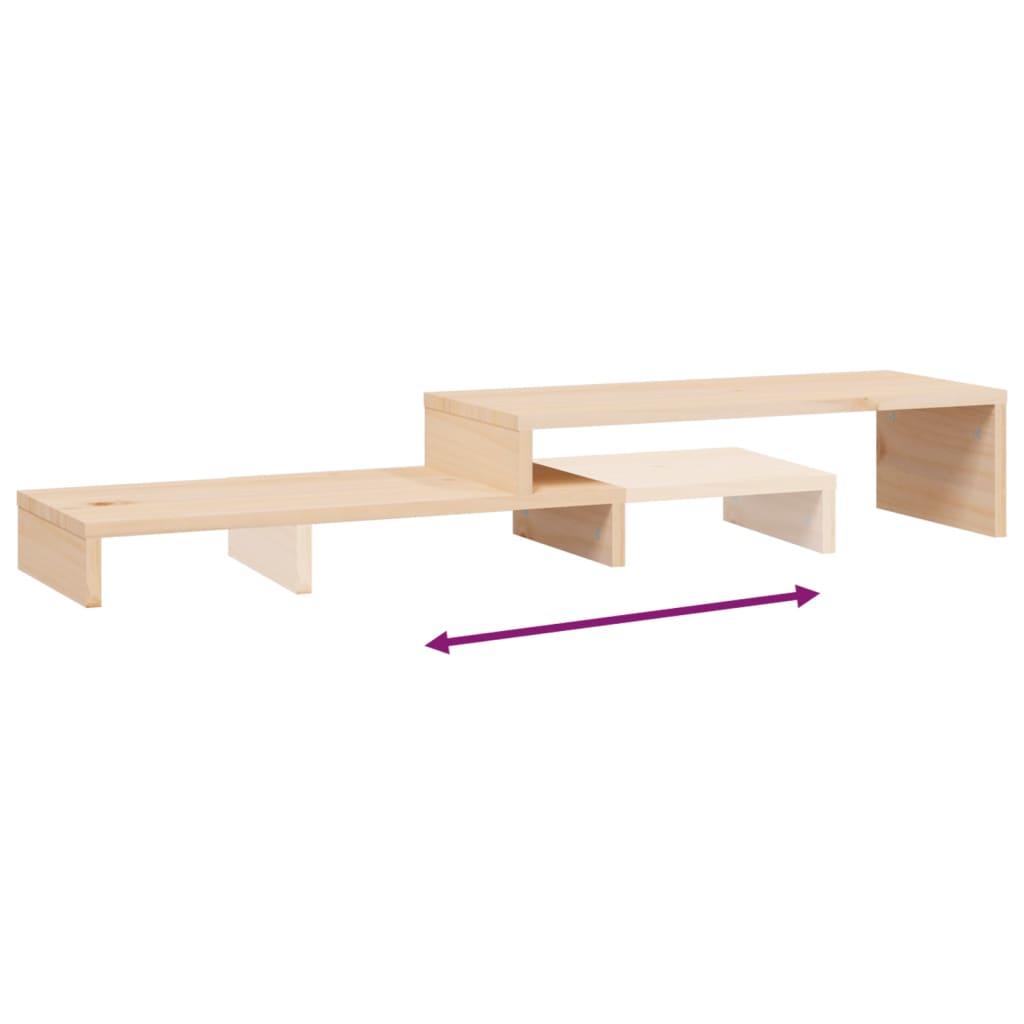 skærmholder (52-101)x22x14 cm massivt fyrretræ