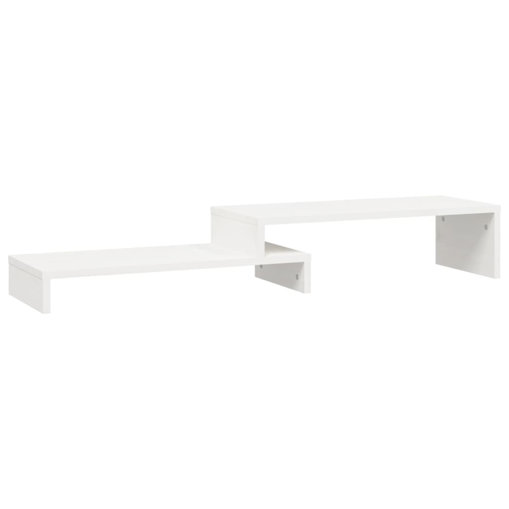 skærmholder (52-101)x22x14 cm massivt fyrretræ hvid
