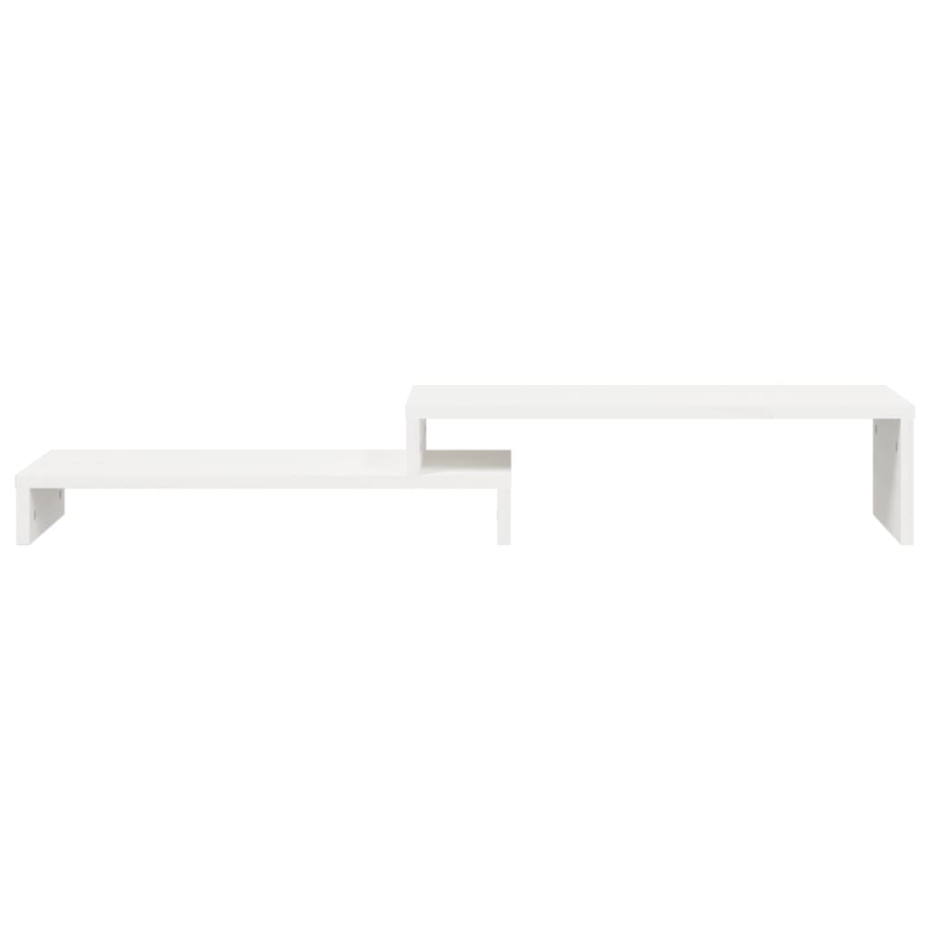 skærmholder (52-101)x22x14 cm massivt fyrretræ hvid