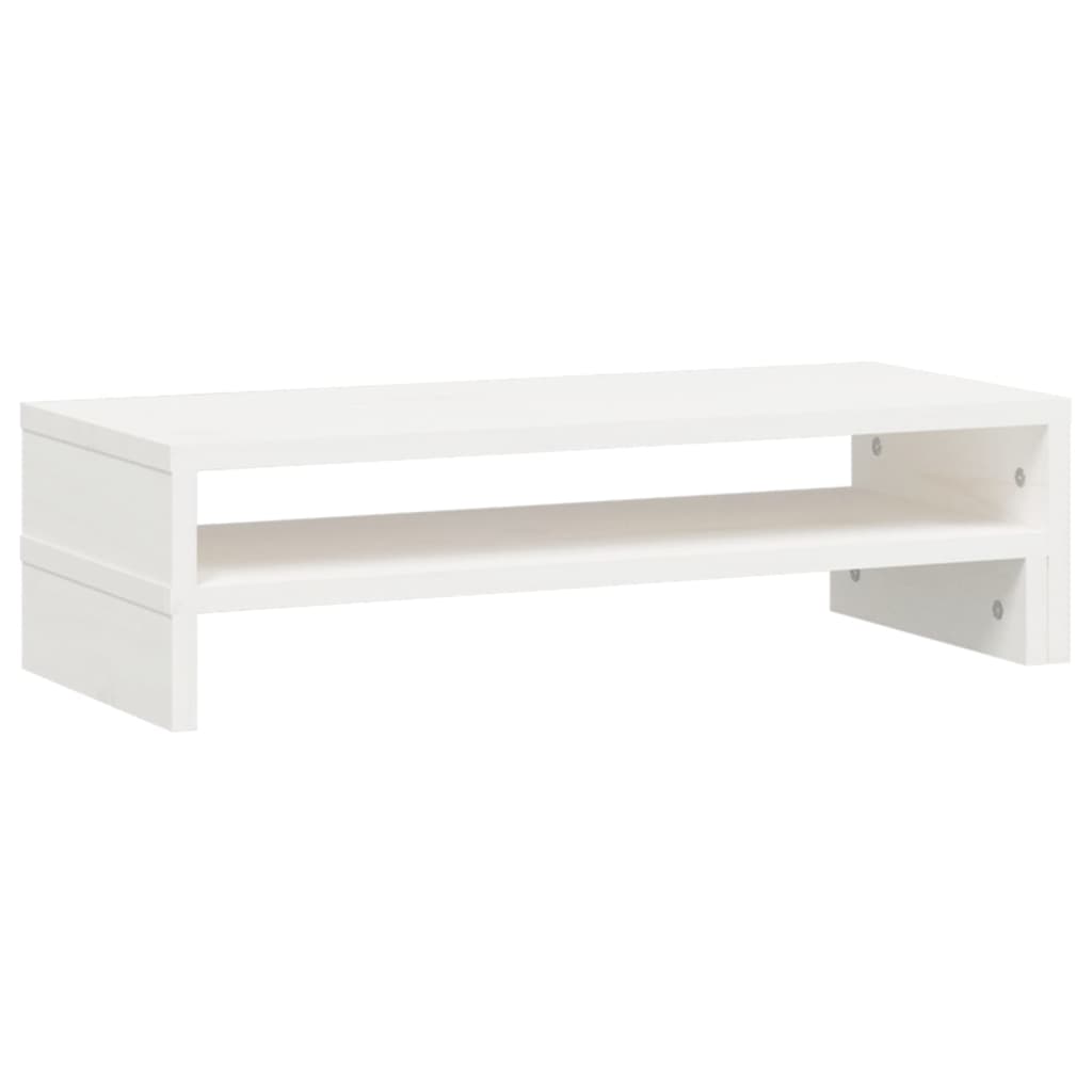 skærmholder (52-101)x22x14 cm massivt fyrretræ hvid