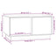 sofabord 80x50x40 cm massivt fyrretræ