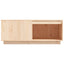 sofabord 100x101x40,5 cm massivt fyrretræ