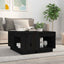 sofabord 60x61x32,5 cm massivt fyrretræ sort