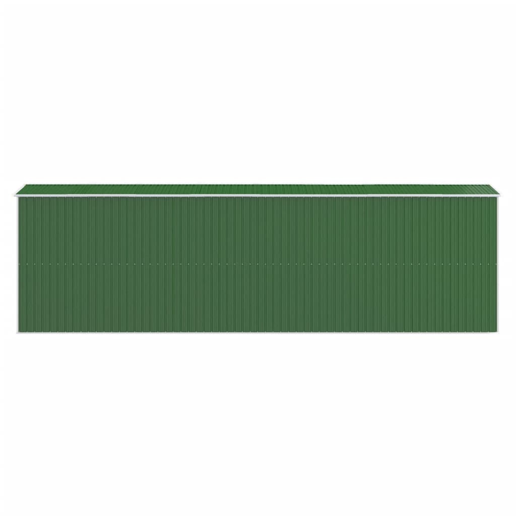 haveskur 192x689x223 cm galvaniseret stål grøn