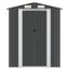 haveskur 192x606x223 cm galvaniseret stål antracitgrå