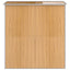 haveskur 192x191x223 cm galvaniseret stål lysebrun