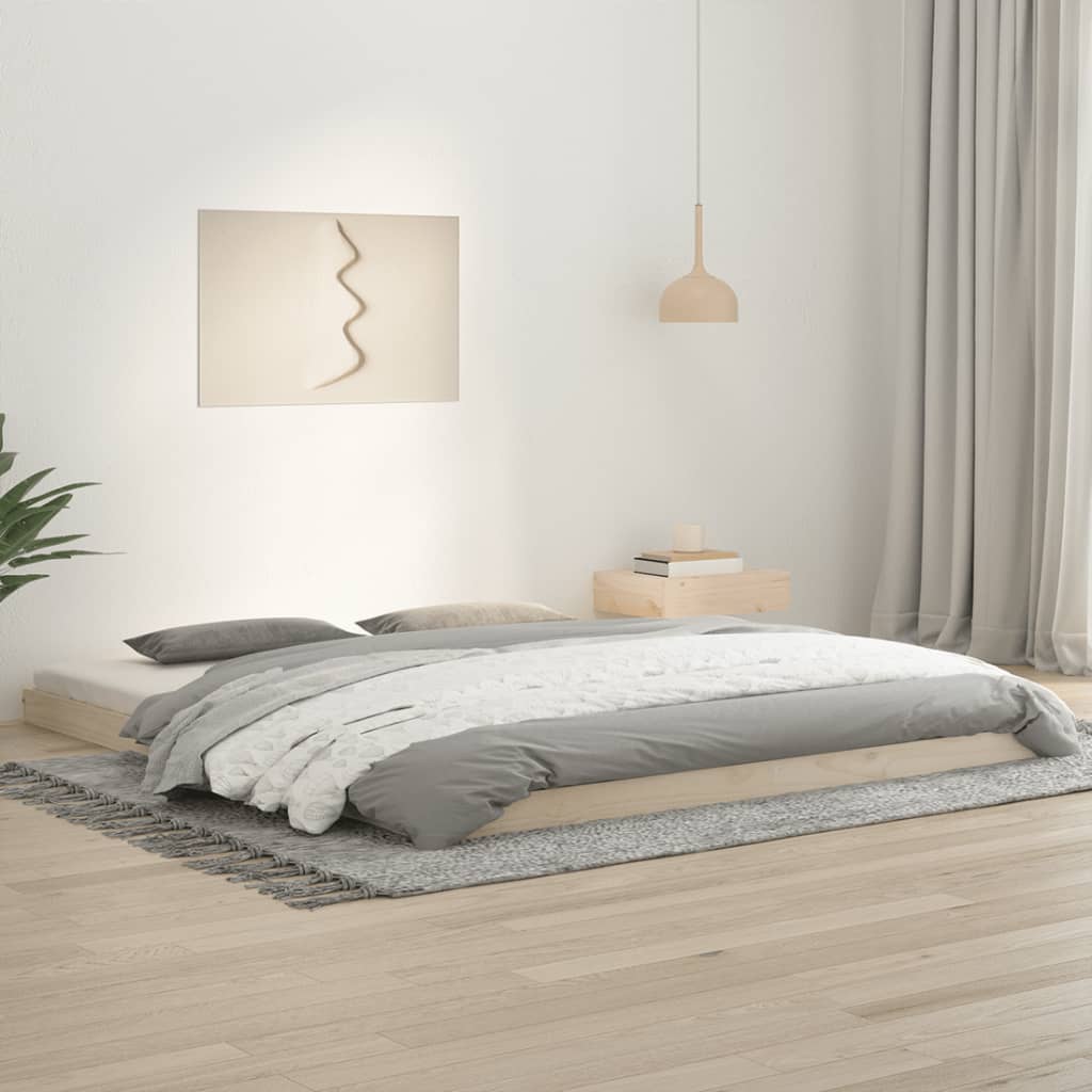 sengeramme 180x200 cm massivt fyrretræ