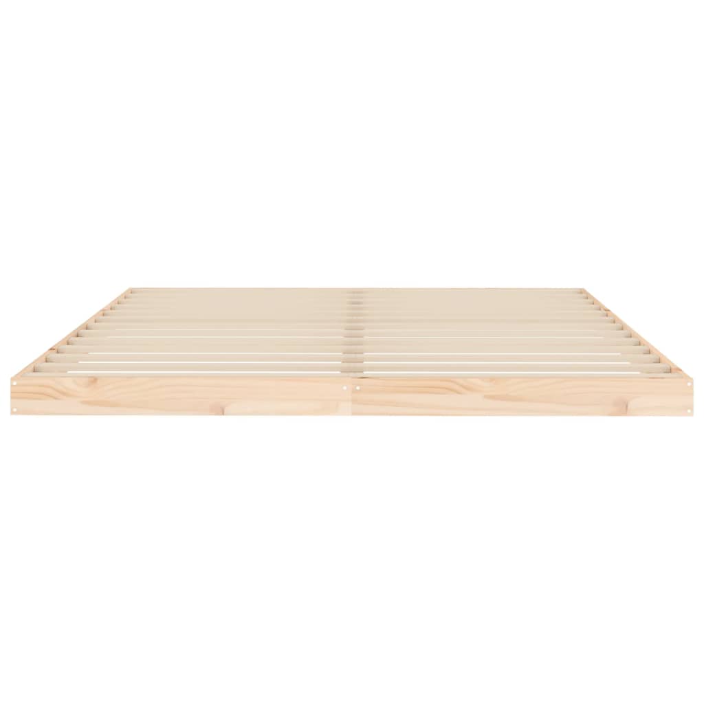 sengeramme 160x200 cm massivt fyrretræ
