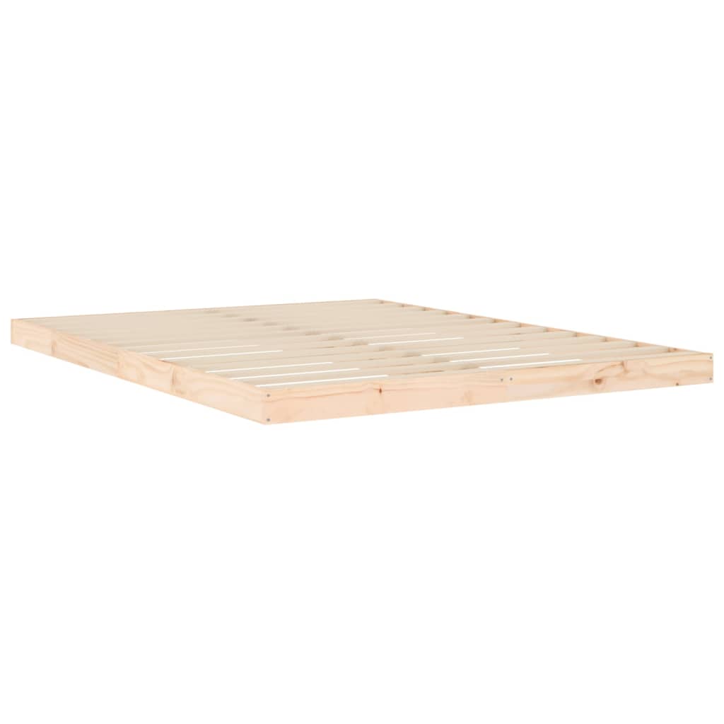 sengeramme 150x200 cm massivt fyrretræ
