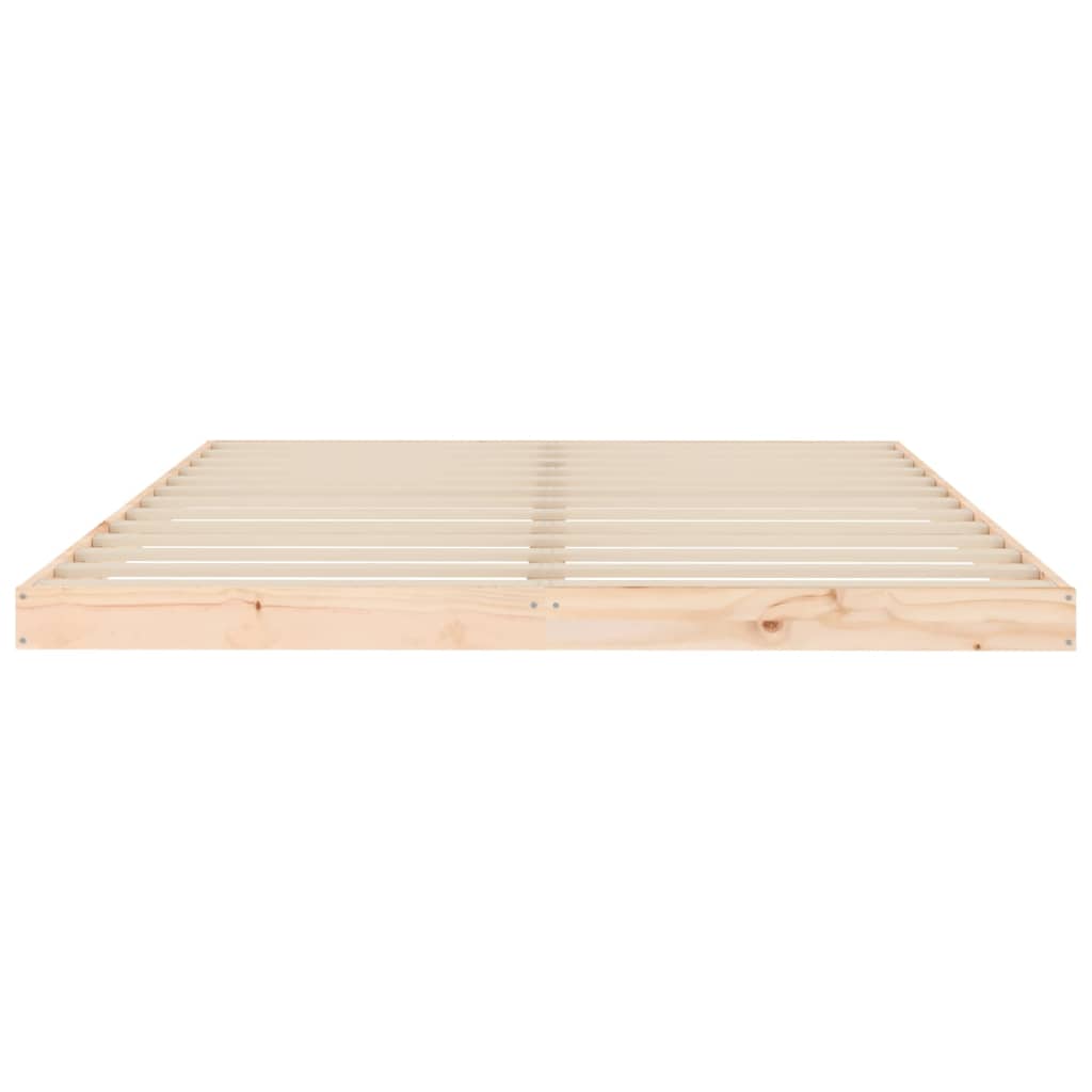 sengeramme 150x200 cm massivt fyrretræ