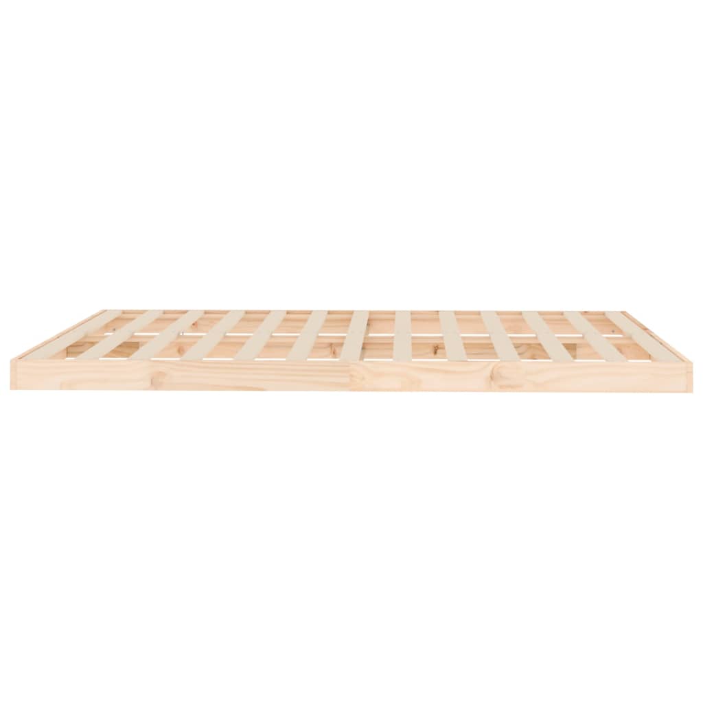 sengeramme 150x200 cm massivt fyrretræ