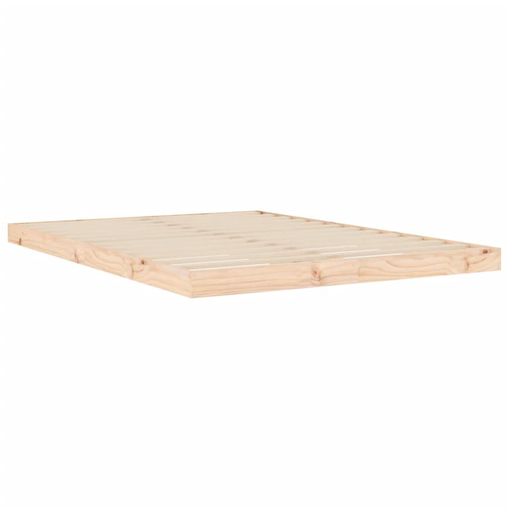 sengeramme 135x190 cm massivt fyrretræ