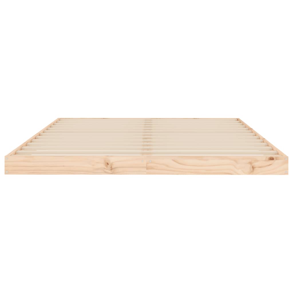 sengeramme 135x190 cm massivt fyrretræ