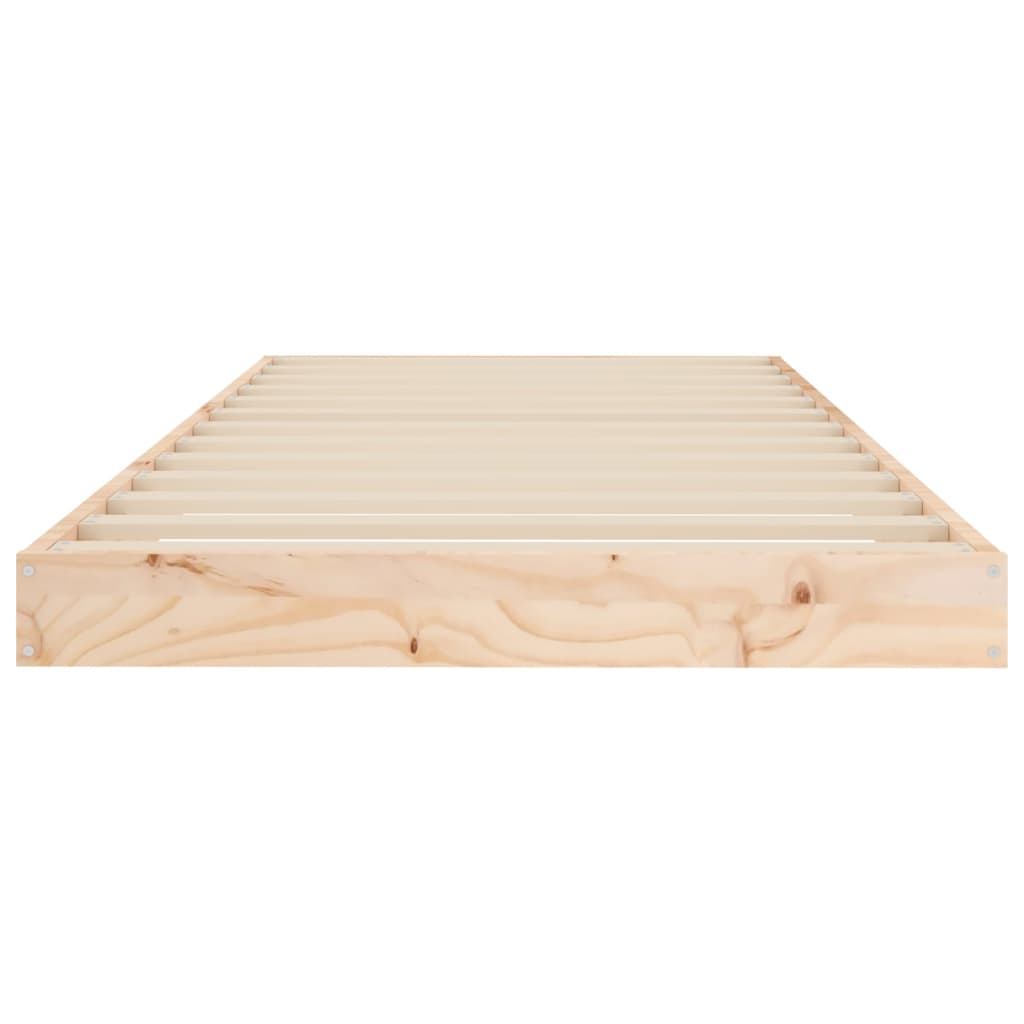 sengeramme 75x190 cm massivt fyrretræ