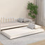 sengeramme uden madras 80x200 cm massivt fyrretræ hvid