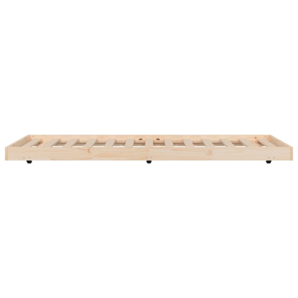 sengeramme uden madras 90x190 cm massivt fyrretræ