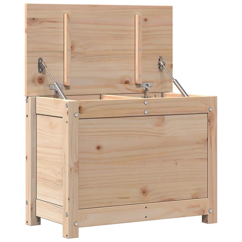 opbevaringskasse 60x32x45,5 cm massivt fyrretræ