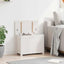 opbevaringskasse 60x32x45,5 cm massivt fyrretræ hvid