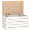 opbevaringskasse 59,5x36,5x33 cm massivt fyrretræ hvid