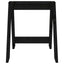 taburetter 2 stk. 40x40x45 cm massivt fyrretræ sort