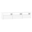 tv-skab med LED-lys 180x35x40 cm hvid