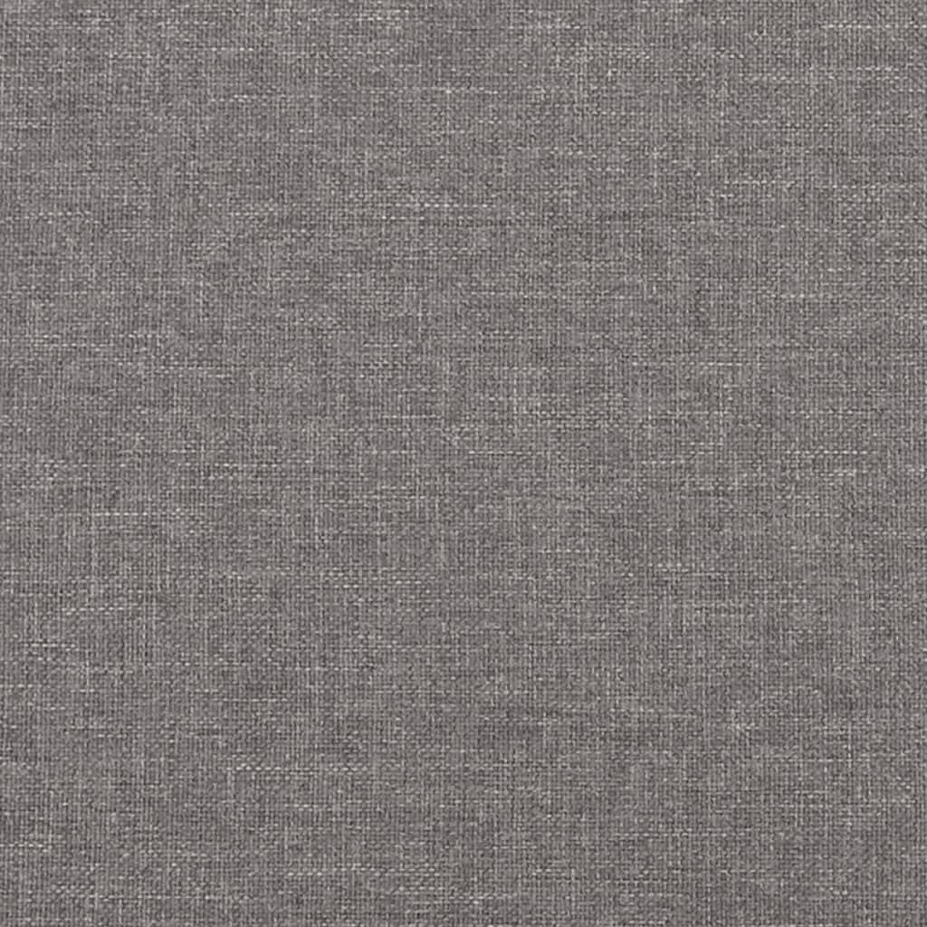 sofastol med fodskammel 60 cm stof lysegrå