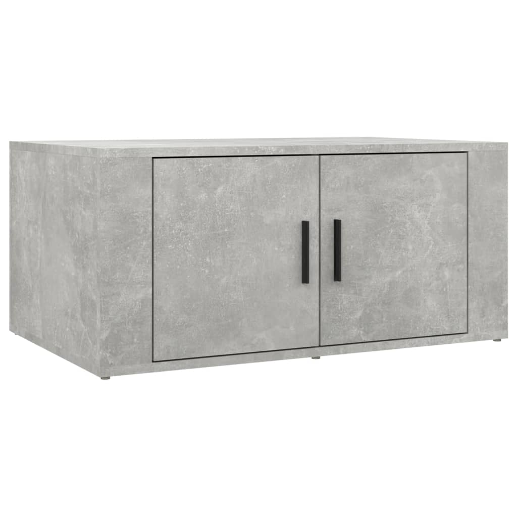 sofabord 80x50x36 cm konstrueret træ betongrå