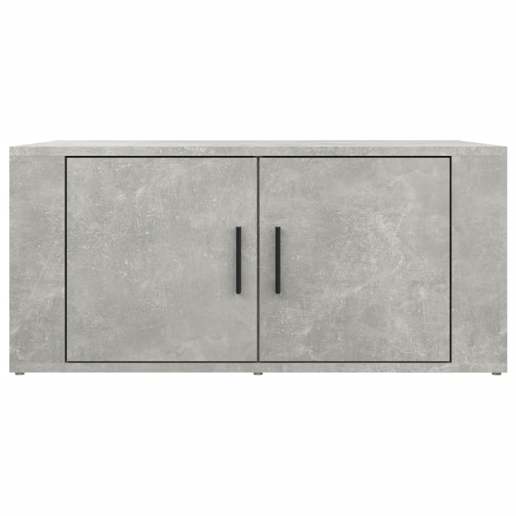 sofabord 80x50x36 cm konstrueret træ betongrå