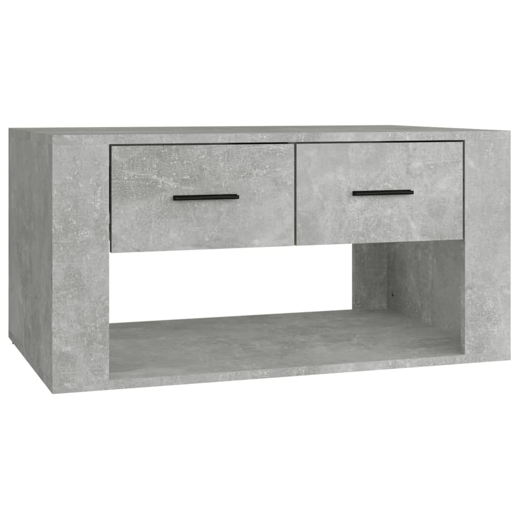 sofabord 80x50x40 cm konstrueret træ betongrå