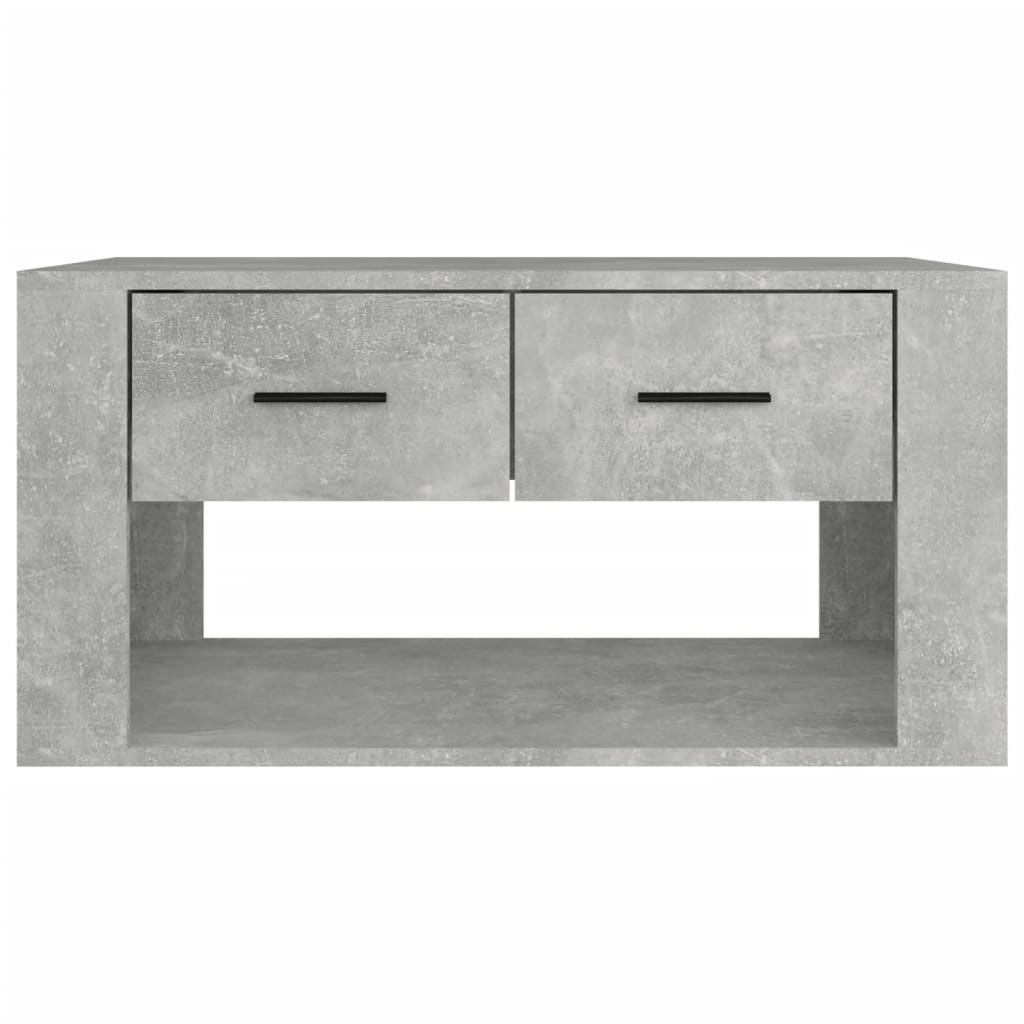 sofabord 80x50x40 cm konstrueret træ betongrå