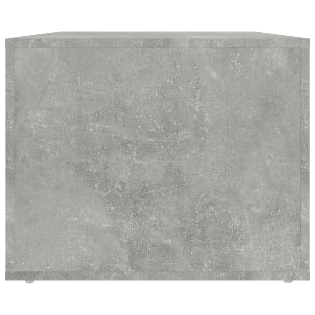sofabord 80x50x40 cm konstrueret træ betongrå