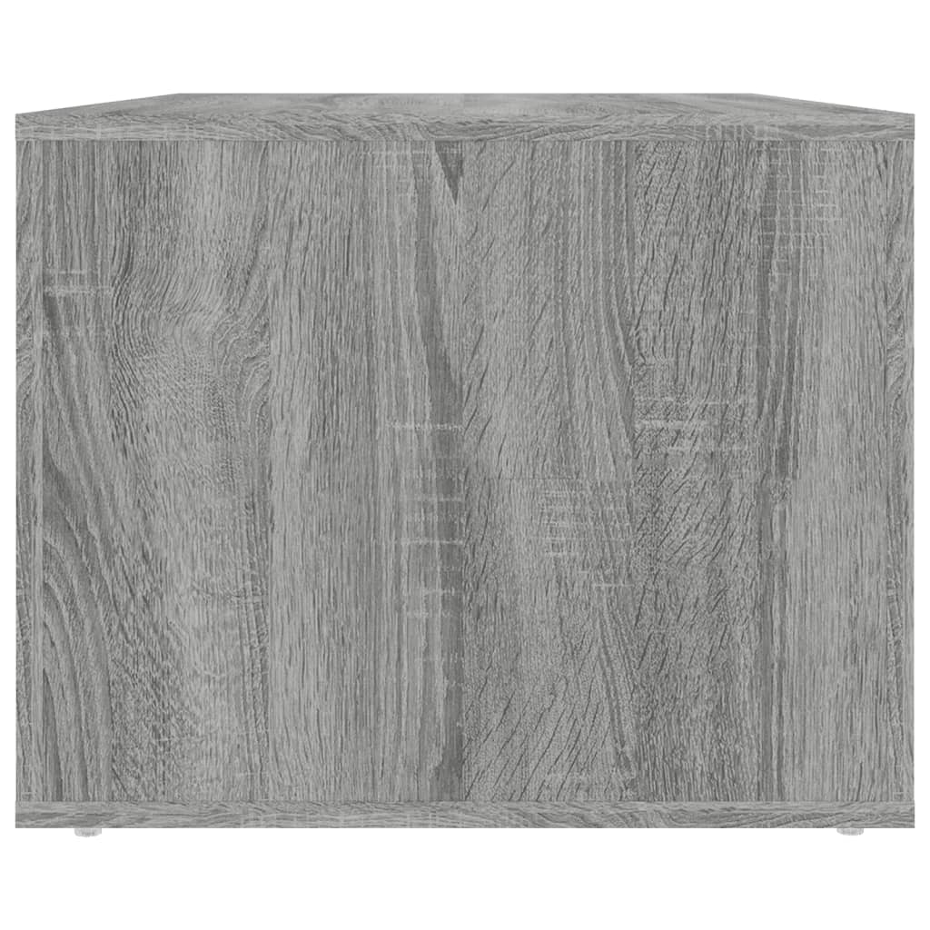 sofabord 80x50x40 cm konstrueret træ grå sonoma-eg