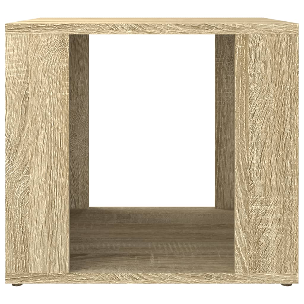 sengebord 41x40x36 cm konstrueret træ sonoma-eg