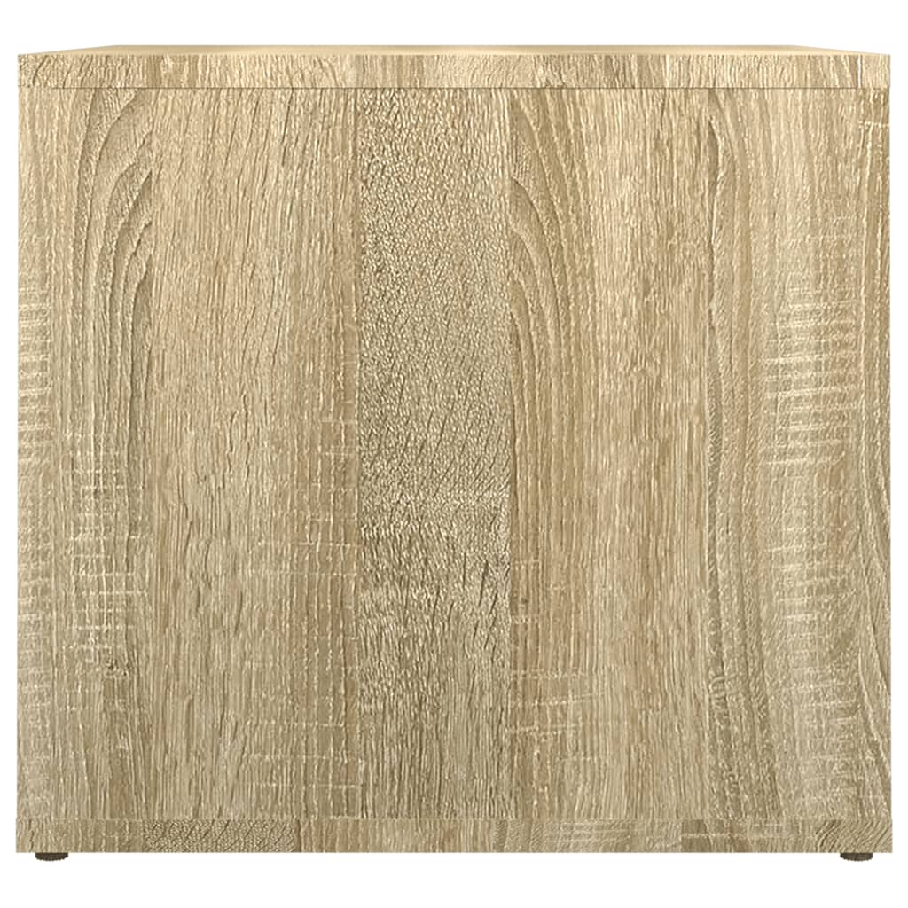 sengebord 41x40x36 cm konstrueret træ sonoma-eg