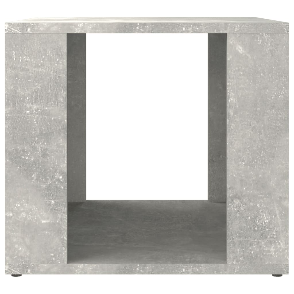 sengebord 41x40x36 cm konstrueret træ betongrå
