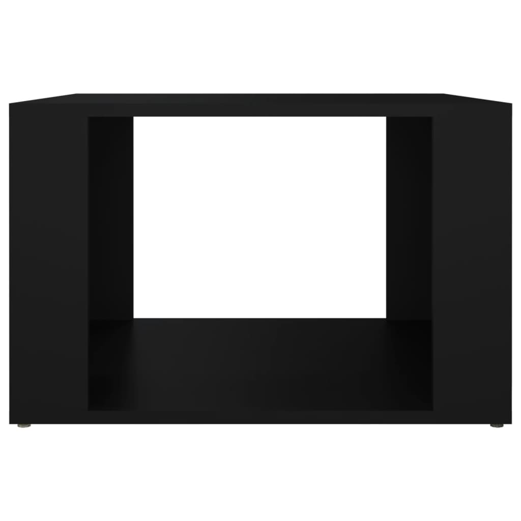 sengebord 57x55x36 cm konstrueret træ sort