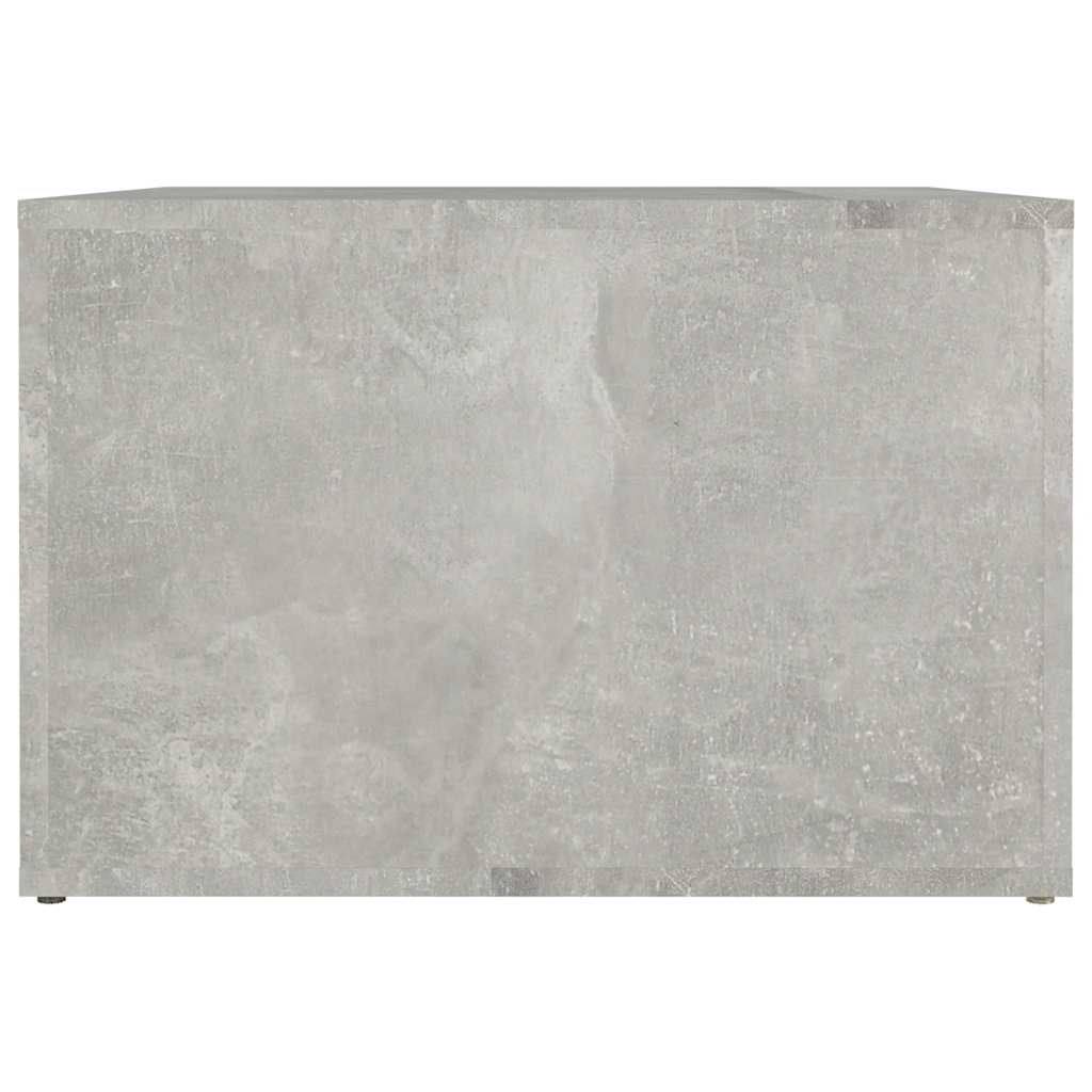 sengebord 57x55x36 cm konstrueret træ betongrå
