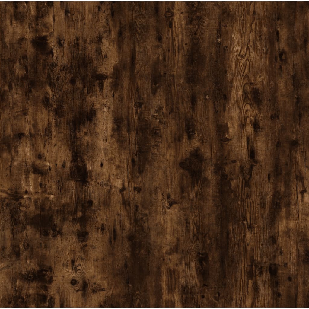 sengebord 57x55x36 cm konstrueret træ røget egetræsfarve