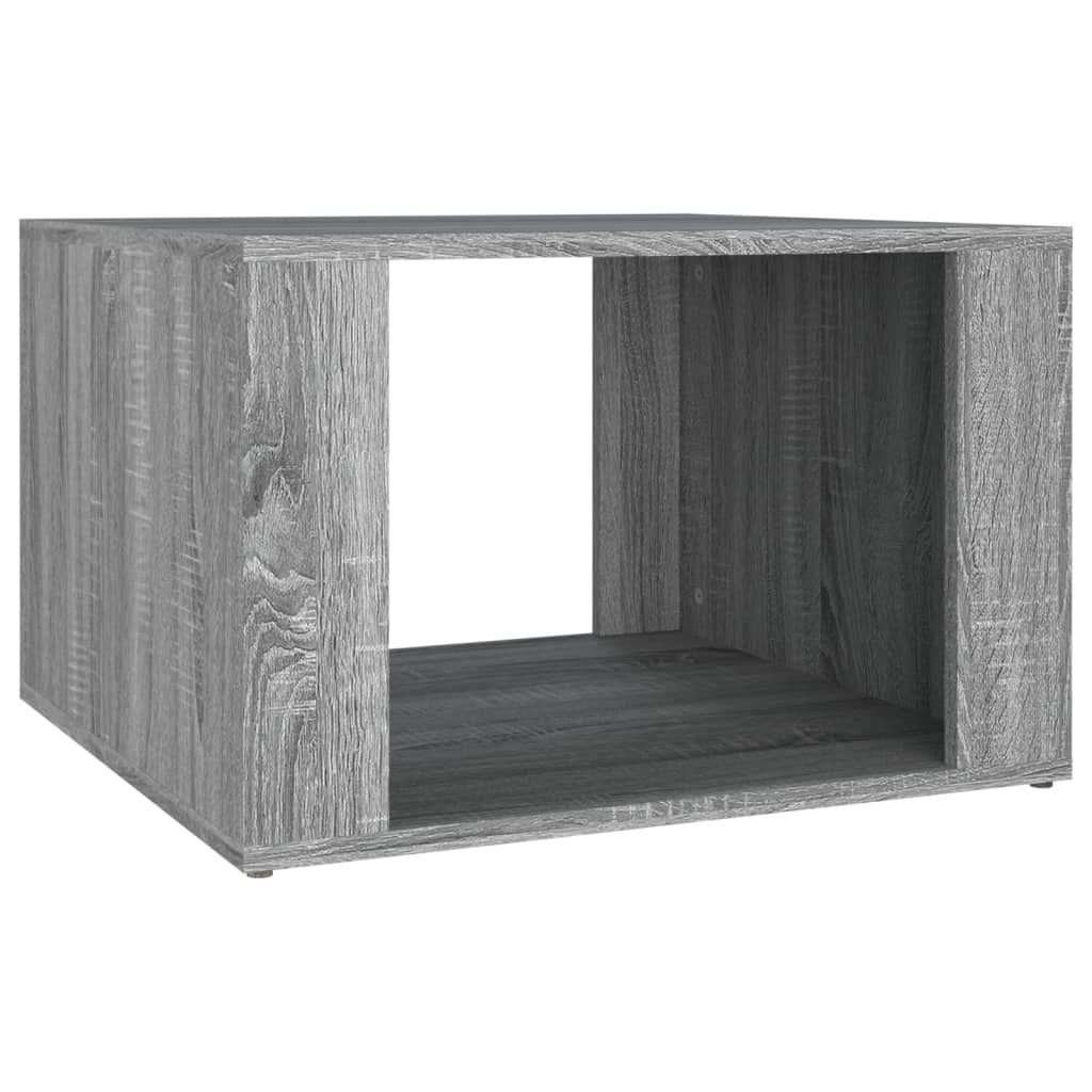 sengebord 57x55x36 cm konstrueret træ grå sonoma-eg