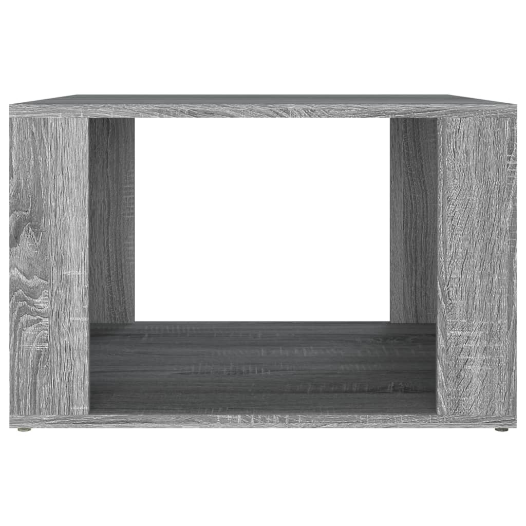 sengebord 57x55x36 cm konstrueret træ grå sonoma-eg