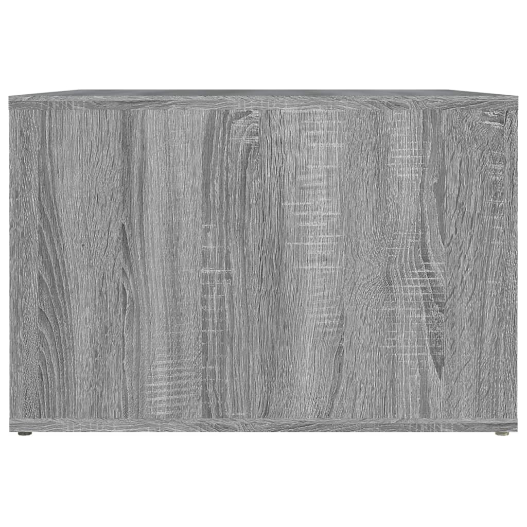 sengebord 57x55x36 cm konstrueret træ grå sonoma-eg