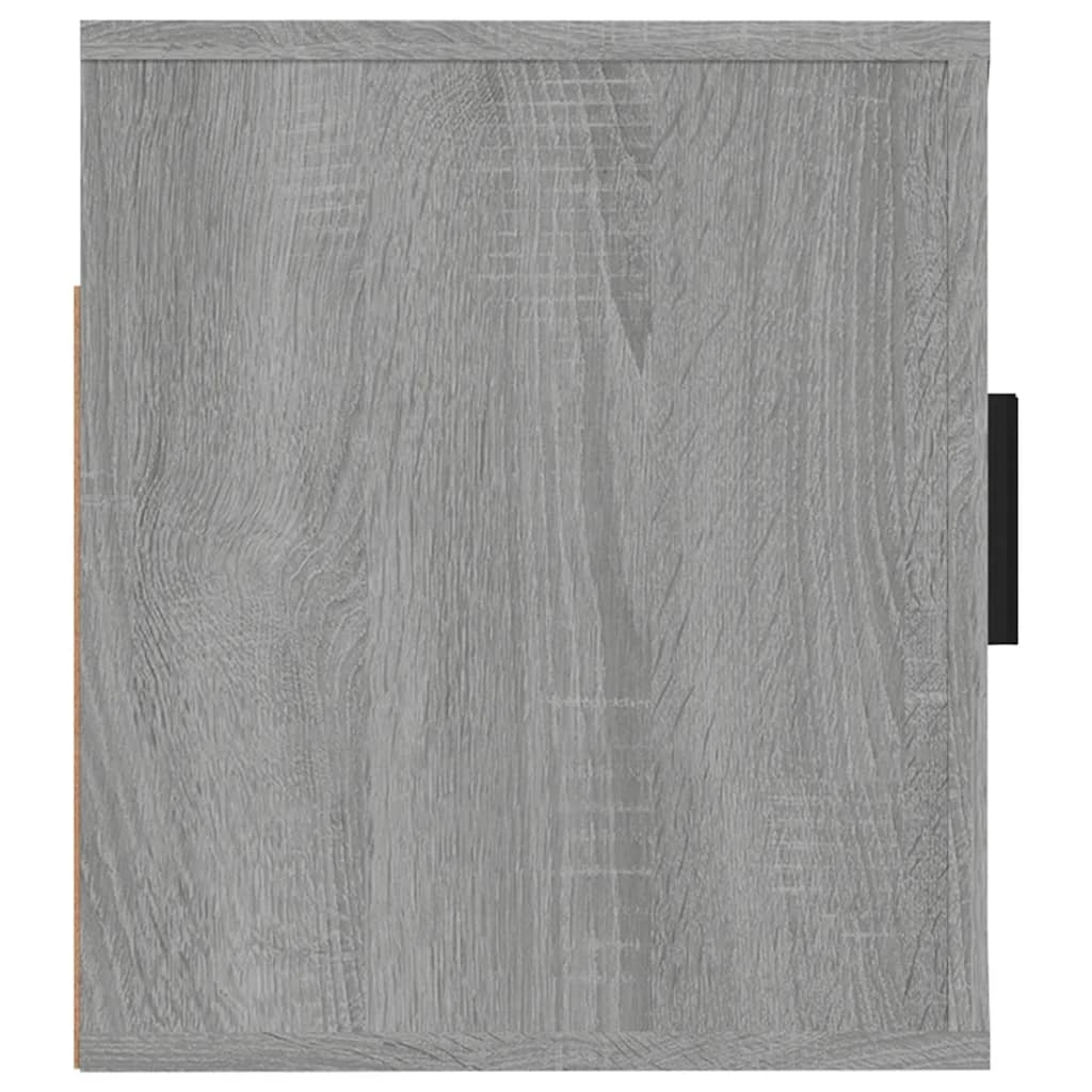 væghængt tv-skab 57x34,5x40 cm grå sonoma-eg